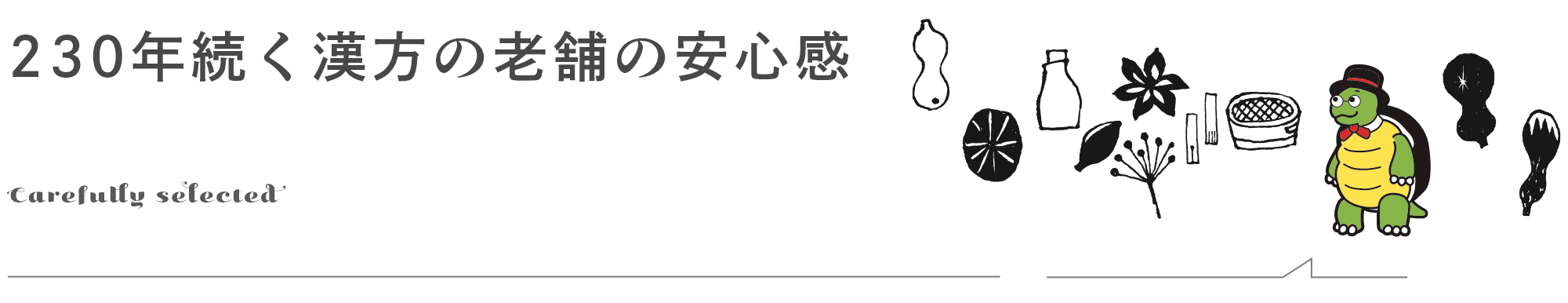 230年続く漢方の老舗の安心感